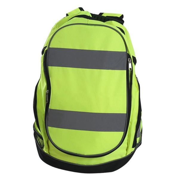 Bolsas ao ar livre Night Reffortive Luminous Riding Backpack de segurança altamente resistente ótimo para ciclismo esportivo