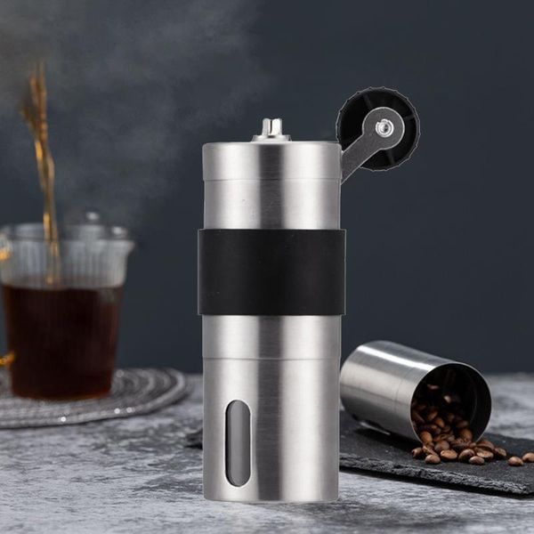 

manual coffee grinders stainless steel hand crank grinder adjustable ceramic bean miller handmade burr