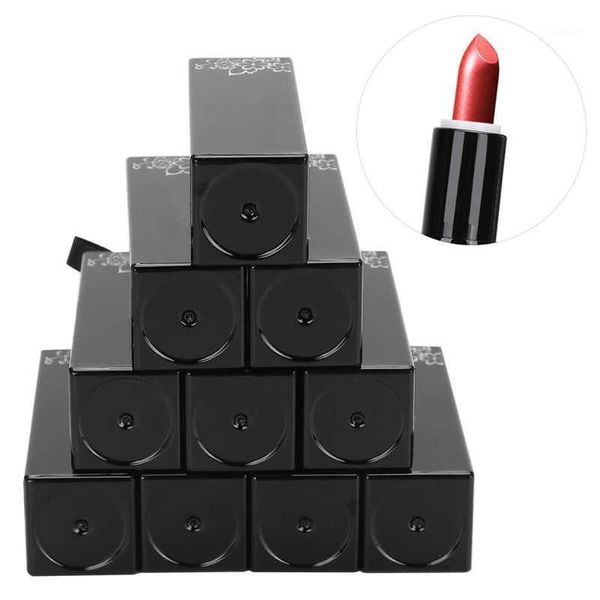 

storage bottles & jars 10pcs empty lipstick tube portable elegant lip gloss container diy refillable shell cosmetics holder