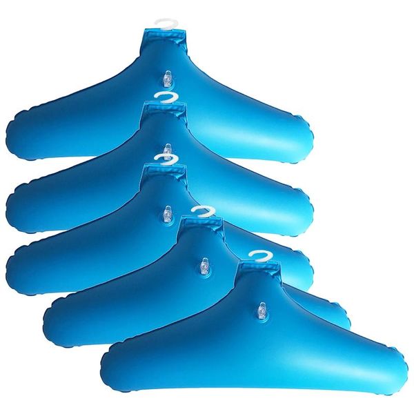 

hangers & racks 5pcs inflatable clothes hanger travel portable foldable non-slip triangular rack rotatable clothing storage holder coat