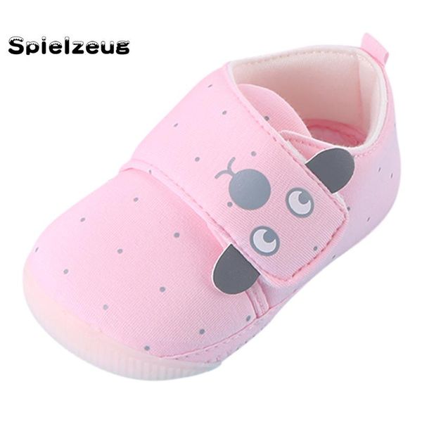 

first walkers born baby toddler kids girls boys soft sole leather shoes fashion cartoon anti-slip prewalker walking sneaker#p4
