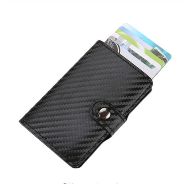 

card holders bisi goro men women holder grade case fashion bank wallet famous carbon organizer slim, Brown;gray