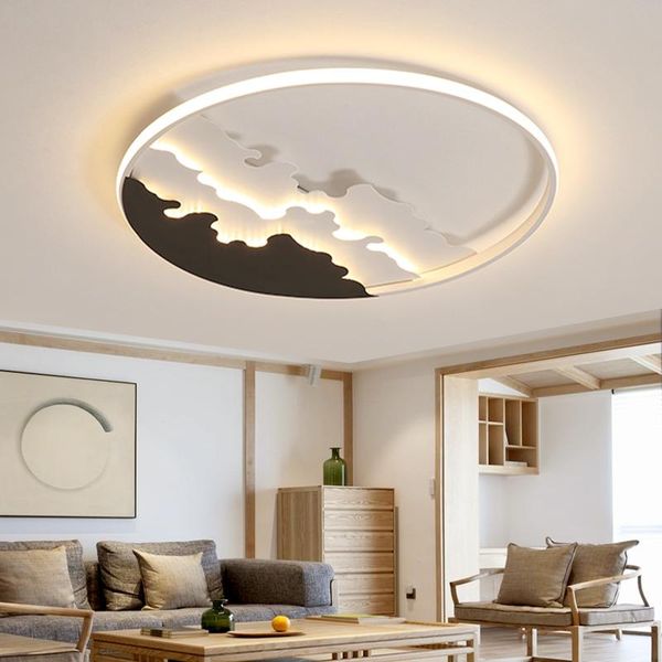 

ceiling lights modern led panel round lamp light down surface mounted ac 220v 110v for bedroom living room lamps fixtures