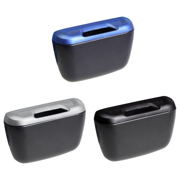

other interior accessories mini abs car trash bin automotive dustbin garbage organizer portable home office waste storage case