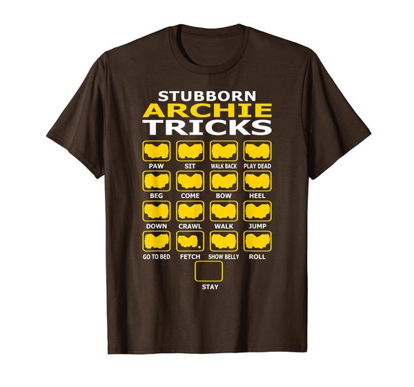 

stubborn archie pekingese dog tricks pet lovers gift, White;black