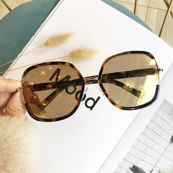 

large frame sunglasses, women's square double circle versatile, men's and same fashion round face sunglasses, White;black