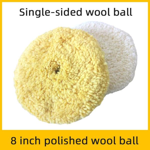 

care products car beauty polishing wheel 8-inch wool ball disc waxing self-adhesive single-sided