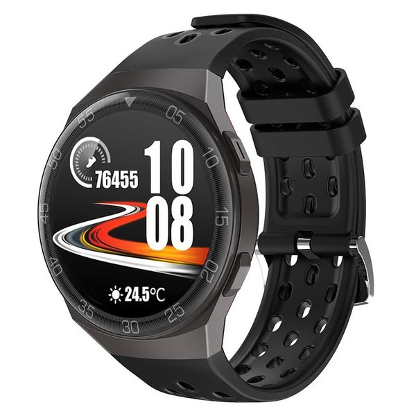 Akıllı İzle GT2E Erkekler Gerçek Kan Oksijen Çağrı Hatırlatma 2.5D Kavisli Ekran Polimer Pil Spor Saat Kol Fitness Bilezik Saatler GT 2E Smartwatch Kadınlar Için