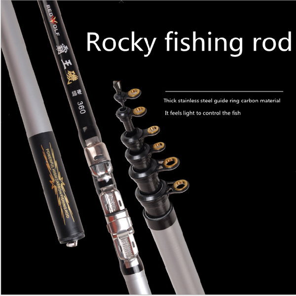 

boat fishing rods carp rod, feeder, carbon fiber, portable rock ultra-light hard-adjusted gear 6.3m--