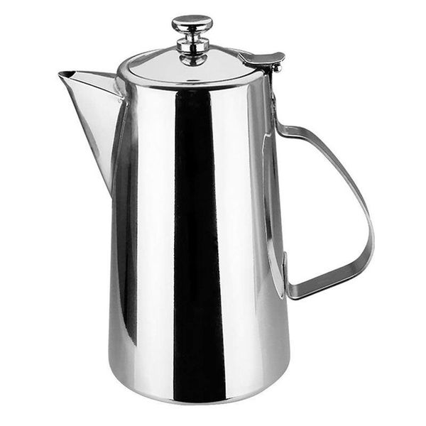 

coffee pots pitcher stainless steel water carafe with lid for milk beverage
