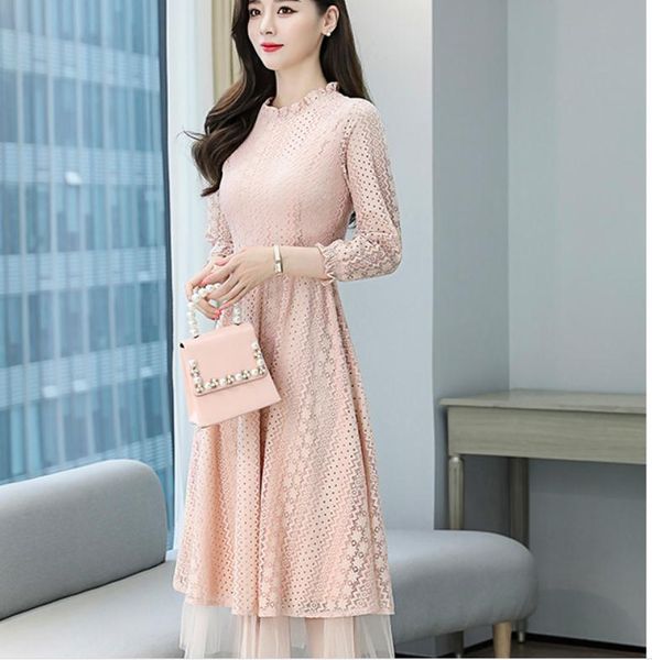 

2021 summer fashion long sleeve women's dress@24, Black;gray