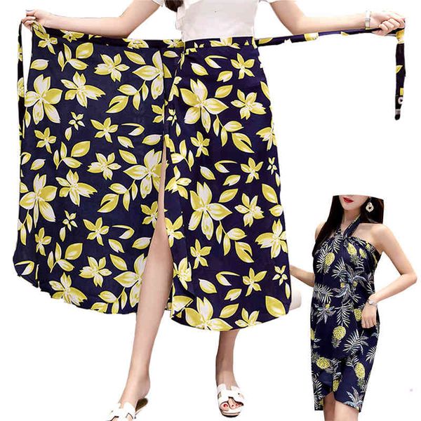 

casual dresses women's summer chiffon skirt flower print long wrap beach strings sashes s 4ulv, Black;gray