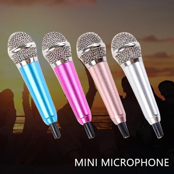 

marsnaska 8.3cm mini studio portable 3.5mm stereo speech mic audio microphone for phone/smart phone deskaccessories microphones