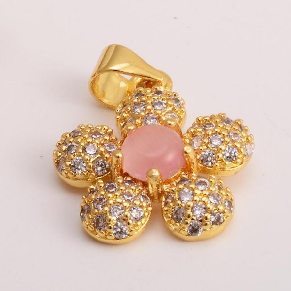 

light luxury imitation sun flower micro-studded pendant necklace accessories chains, Silver