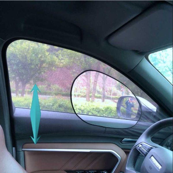 

pcs window sunshades car front door side sun shade summer uv protection net mesh curtain for mpv suv sedan sunshade
