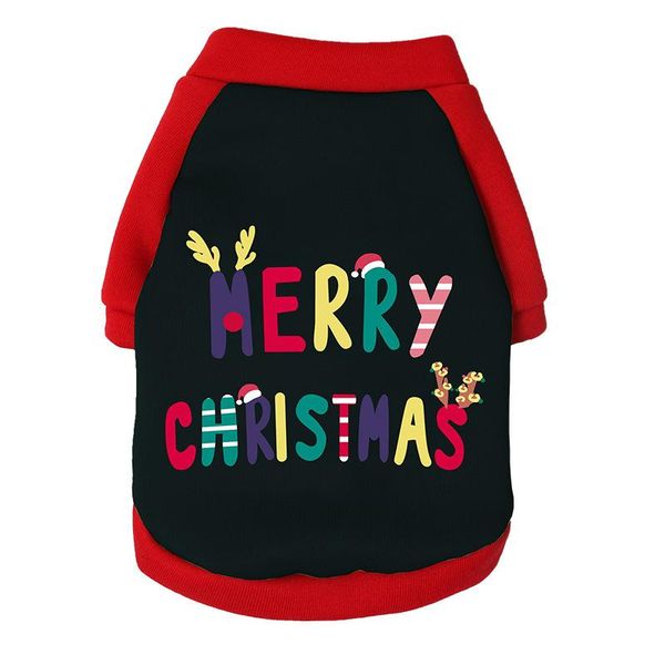 

dog apparel pet cotton sweatshirt fleece warm clothes for cold weather letter printed 2 legged costume leisure style