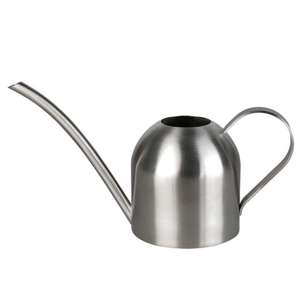 

watering equipments mini indoor plants pot brushed stainless steel can for kids office 500ml