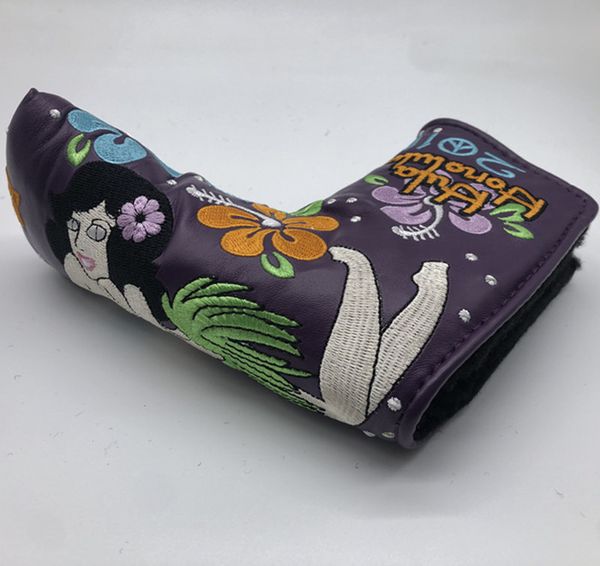 

20 styles golf putter cover pu leather golf headcover for blade head cover