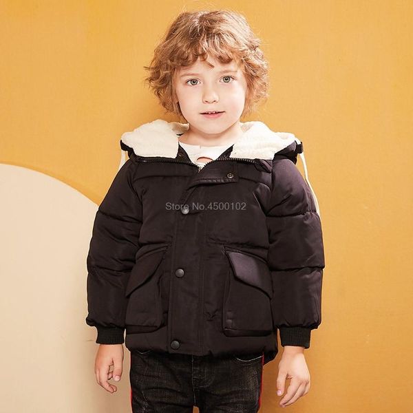 

infant girl jacket autumn winter baby coat children cotton hooded warm outerwear kids born jackets for boy clothing, Blue;gray