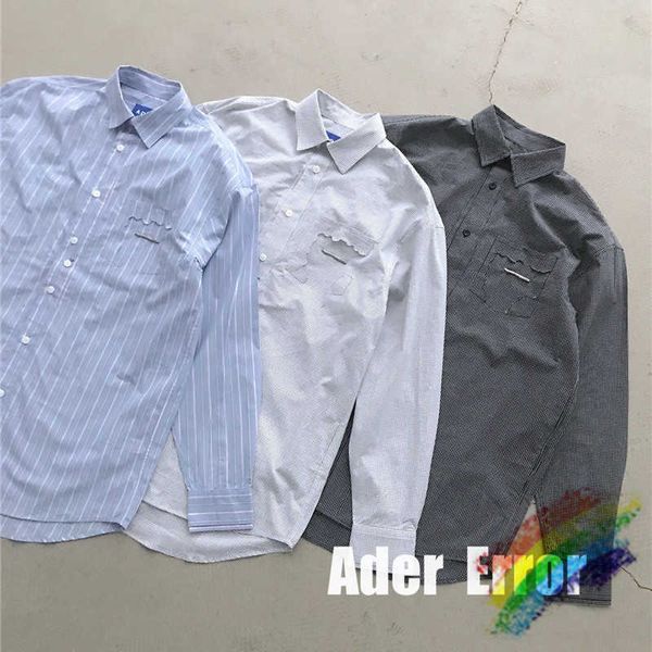 Rabo de metal rasgado balde ader erro camisas mulheres 1: 1 alta qualidade manga longa blusa x0602