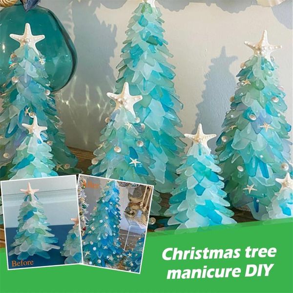 

christmas decorations noctilucent luminous starfish er resin tree party home decoration