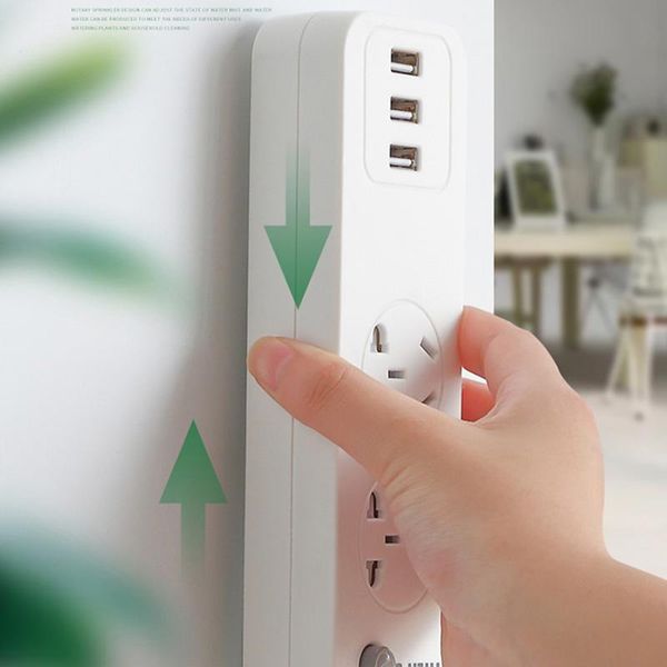 

hooks & rails 1pcrouter plug-in line board holder home-wall-mounted self adhesive without perforation install bottom gadget