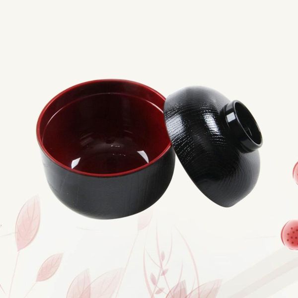 

japanese style cover small bowl miso soup with lid ramen bowls