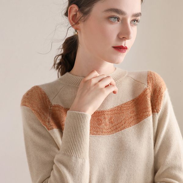 

hoodie women's thickening 100% cashmere neck sleeves knitting sweater winter, Black