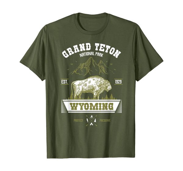 

grand teton national park vintage retro gift t-shirt, White;black