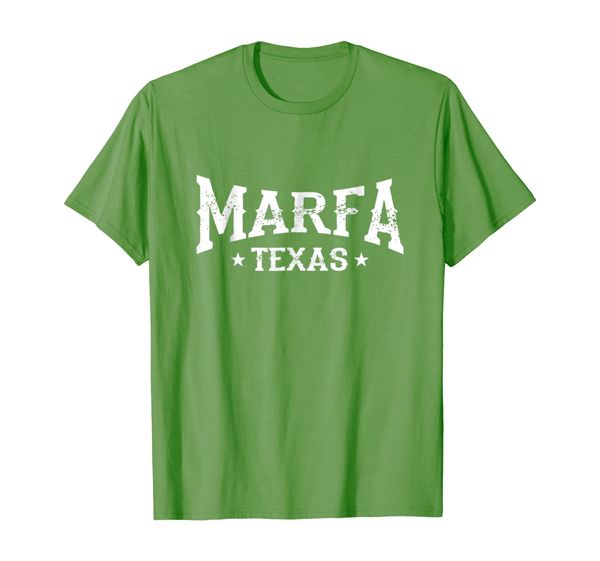 

marfa texas tx hometown souvenir t-shirt, White;black
