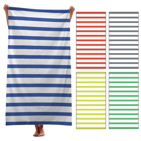 Toalha Onglyp Stripe Colorful Beach Summer Surf Bath Banho