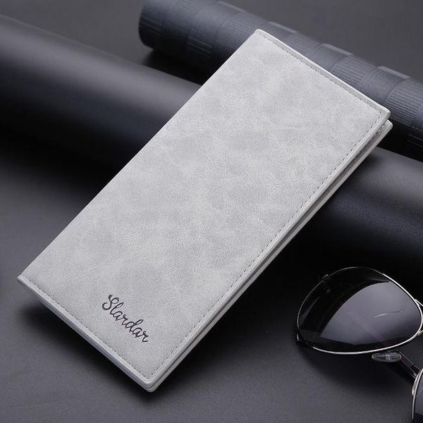 

purse wallet men's long card bag carteira masculina, White