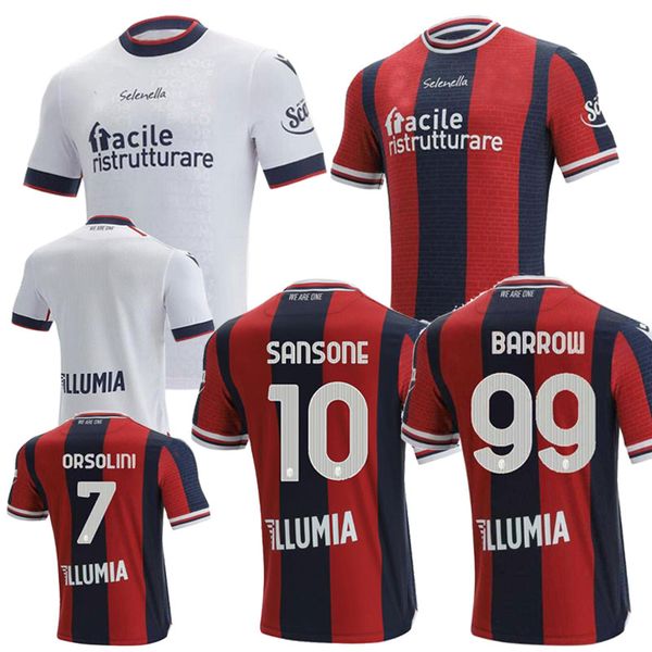 

21 22 bologna soccer jerseys home away white 2021 2022 camisetas barrow orsolini soriano tomiyasu sansone dominguez football shirts thailand, Black;yellow
