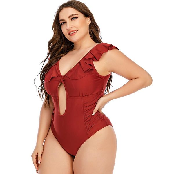 

one-piece suits women's one piece swimwear swimsuit bathing monokini l-5xl