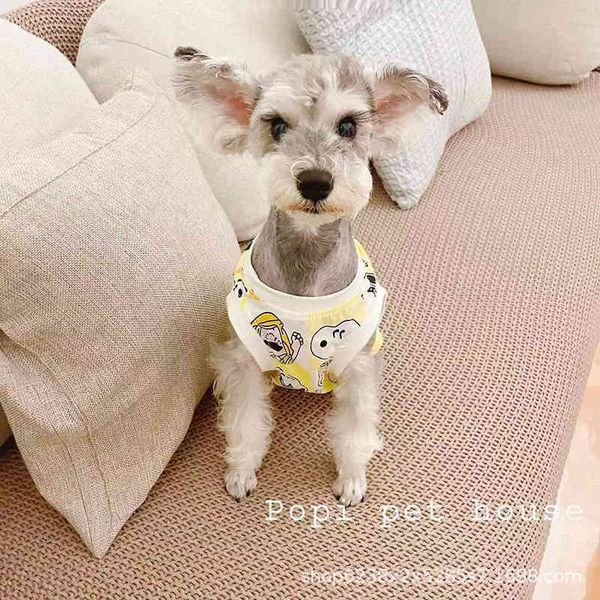 

popi casual snoopy vt pet dog small anti hair loss cute cat cloth thin and breathable in summer