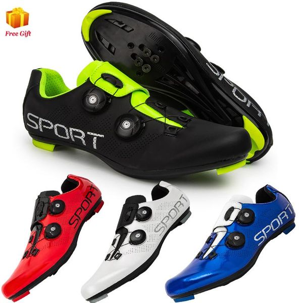 

cycling shoes men's professional road bike self-locking mountain outdoor and women's sports footwear, Black