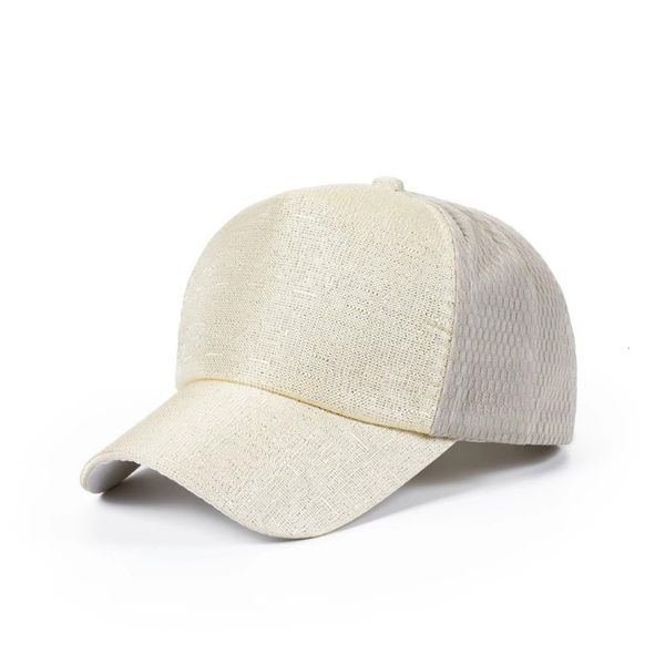 

four seasons boys' monochrome net hat shading girls' stage children's sequin wide brim baseball cap, Yellow
