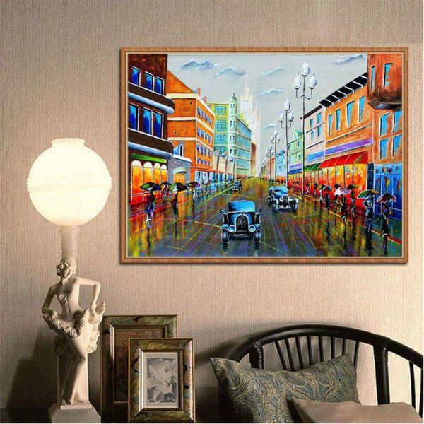 

paintings 2021 theme painting by numbers landscape kits with environmental acrylic paint and high elastic brush wall decor