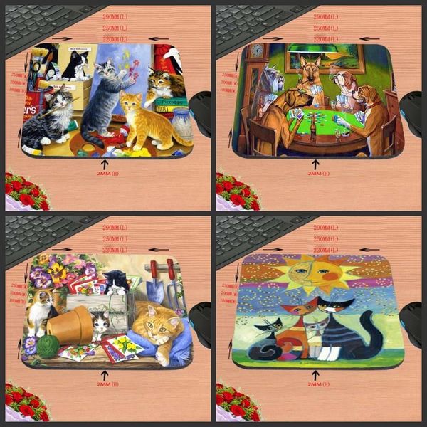 

mouse pads & wrist rests cat dog animal party fashionable arrival cool game custom design rectangle gaming computer customized support