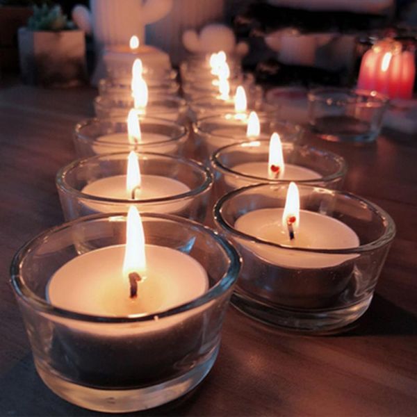 

candle holders christmas tealight glass holder small cylinder candelabros portavelas nordic candlestick transparent wedding table decor