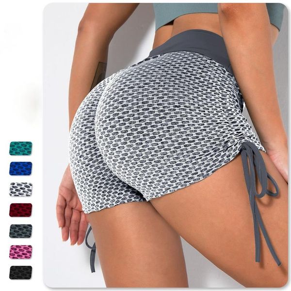 

yoga outfit plus grÃ¶Ãe nahtlose scrunch bulift kurze leggings fÃ¼r gym fitness frauen hohe taille shorts honeycomb sport kurz strumpf