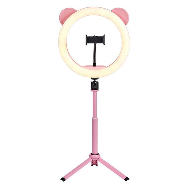 

po led selfie ring fill light 10inch dimmable camera phone 26cm lamp for makeup video live studio flash heads