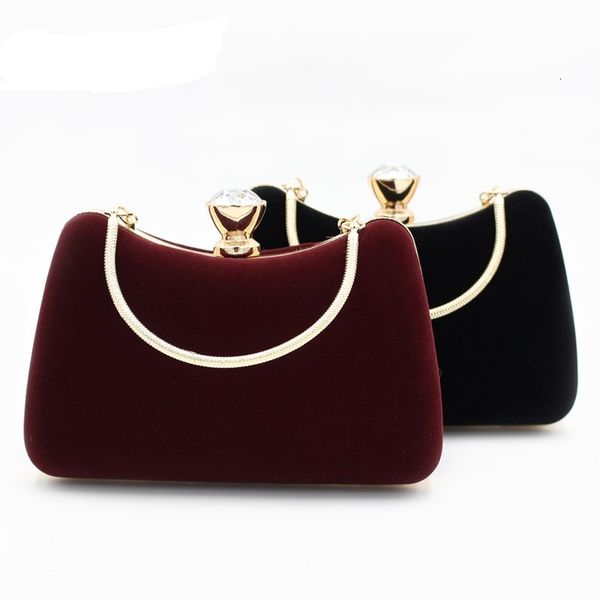 

day packs 2021 spring banquet clutch female elegant suede handbag with dress one shoulder messenger bag 04na