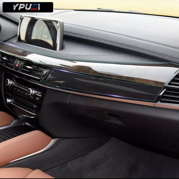 

precut self-healing central control console cd panel door stripes protective bulk film bra kit decal for x6 f16 2021-2021 car covers