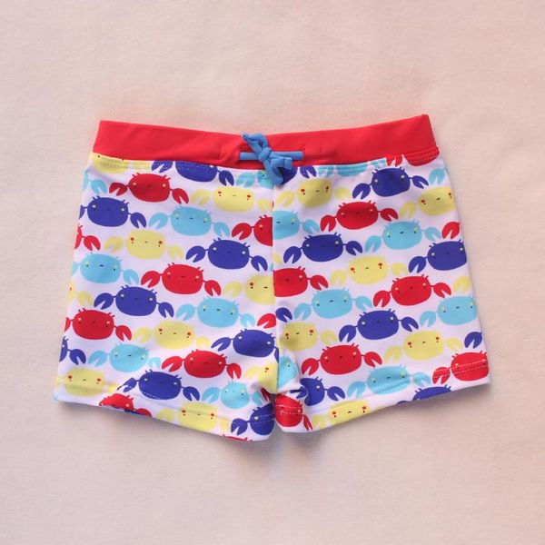 

men's swimwear 2021 boys swimming trunks 1-12years children's kids swimsuit crab print baby swim trunks-sw515