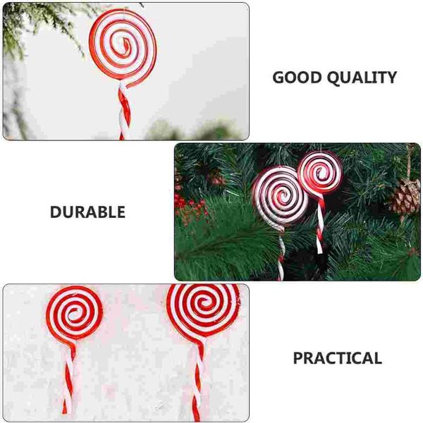 

gift wrap 4pcs xmas lollipop hanging decor lovely christmas style scene pendant