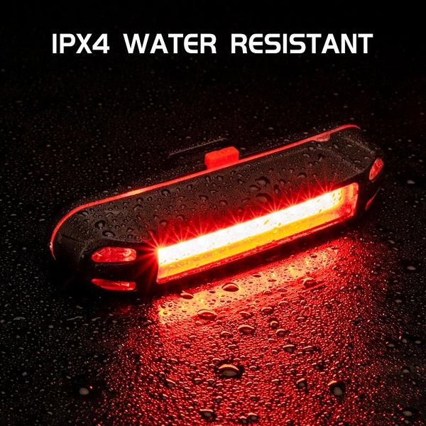 

bike lights bright led charging bicycle light mtb usb rechargeable polychromatic taillight lamp accessories
