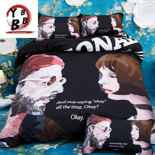 

bedding sets leonthe professional bedclothes good quality duvet cover quilt pillow cases 3pcs fashion sense of design