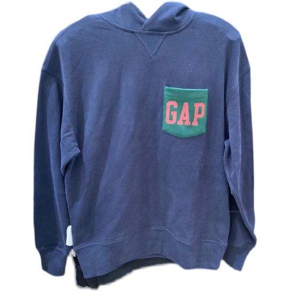 

luxury factory outlet brand hoodie gap men's french loop soft sweater 2021 fall new loose sports 737292 3gx7, Black