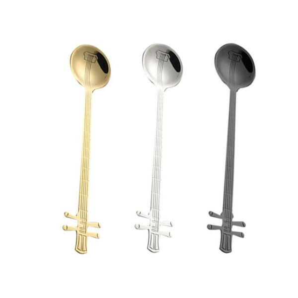 

spoons 3pcs home dining table using stainless steel for dessert coffee mixing